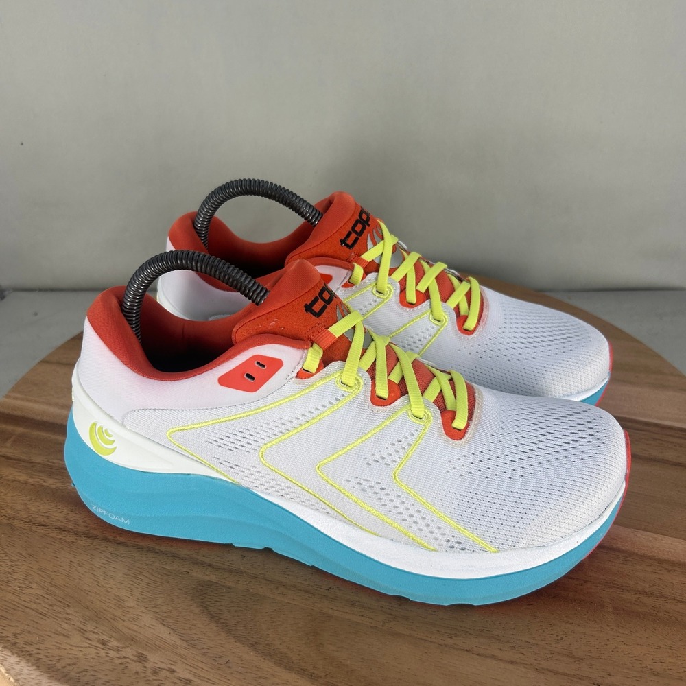 Topo Athletic Womens Phantom 2 White Sky Running Shoes Size 9 Cushioned Comfort